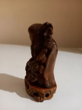 Statuine Buddha e Infucio in legno