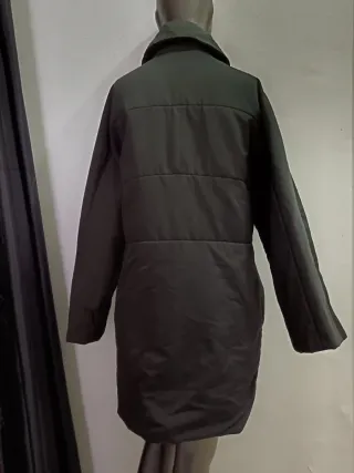 Abrigo Anorak Vintage Negro Lazo