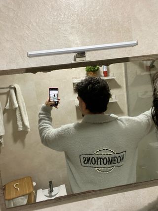 Jersey Polo Mohair Noemotions Gris Talla L