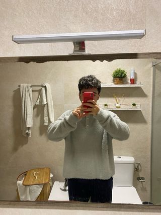 Jersey Polo Mohair Noemotions Gris Talla L