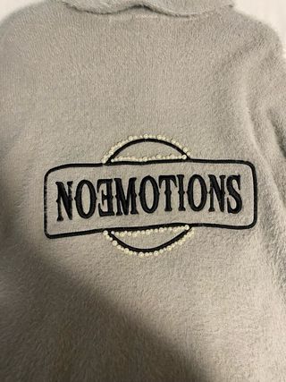 Jersey Polo Mohair Noemotions Gris Talla L