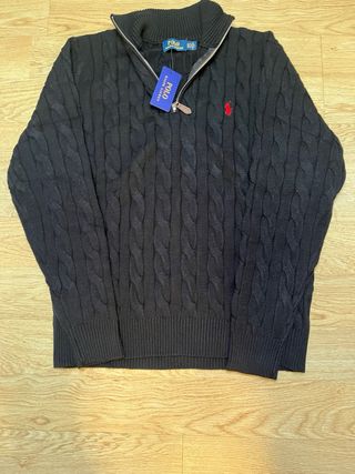 Jersey Polo Ralph Lauren Negro Ocho