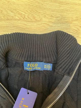 Jersey Polo Ralph Lauren Negro Ocho