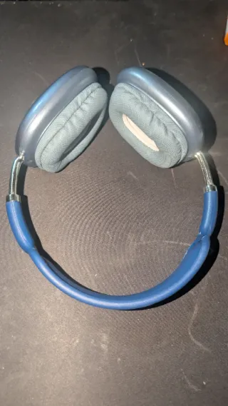Cascos Bluetooth Azul y Gris