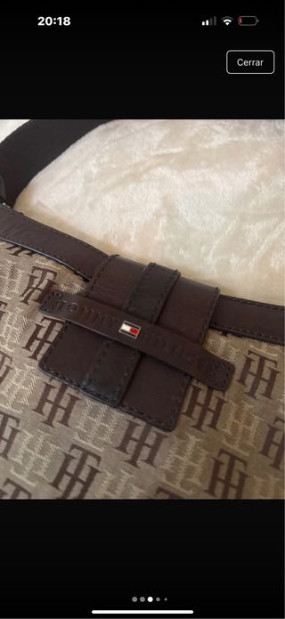 Bolso Tommy Hilfiger Vintage Beige/Marrón