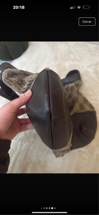 Bolso Tommy Hilfiger Vintage Beige/Marrón