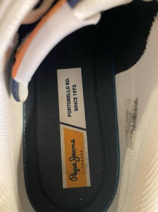 Zapatillas Pepe Jeans Beige y Azul