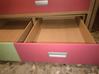 Cama nido con cajones