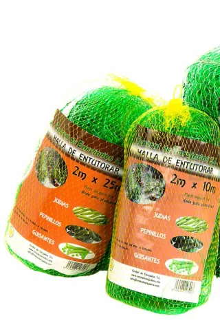 Malla de entutorar 2m x 25m