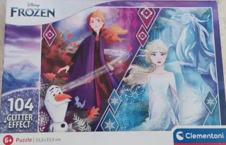 Puzzle Disney Frozen 104 Piezas Glitter Effect