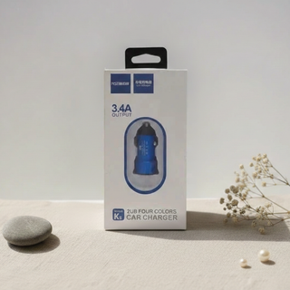 Cargador Coche 3.4A PSTIMING Azul