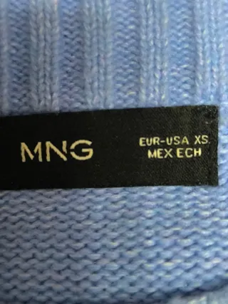 Jersey Mango Azul Talla XS