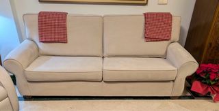 Sofá de 3 plazas beige