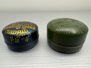 2 Botes Vaselina de farmacia Antiguos