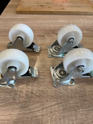 8 Ruedas Giratorias Nuevas con y sin freno.