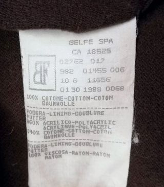 Giubbotto vintage Belfe&Belfe