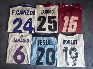 Lote Camisetas Fútbol Vintage