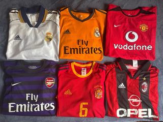 Lote Camisetas Fútbol Vintage