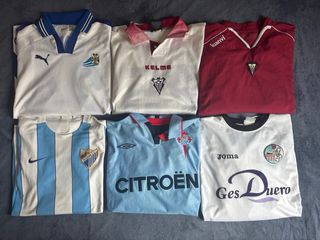 Lote Camisetas Fútbol Vintage