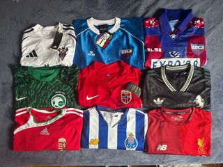 Lote Camisetas Fútbol Vintage