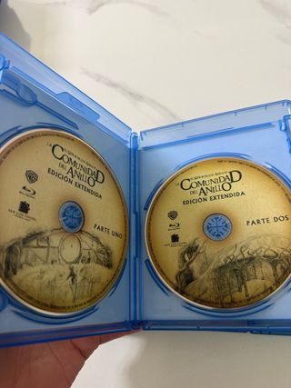 Trilogía Bluray El Señor de los Anillos. ED.EXTEND