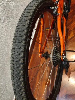 Bicicleta Rockrider ST 500 26 Naranja