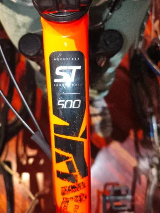 Bicicleta Rockrider ST 500 26 Naranja