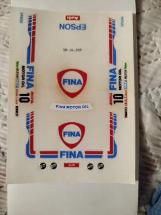 Scalextric Audi Quattro Pegatinas