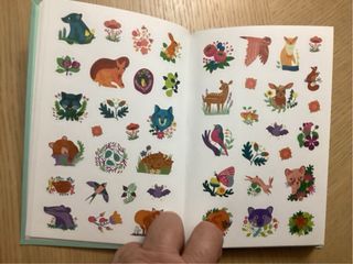 Libro con 4000 pegatinas/stickers