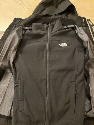 Chaqueta The North Face + Abrigo polar  (Talla S)
