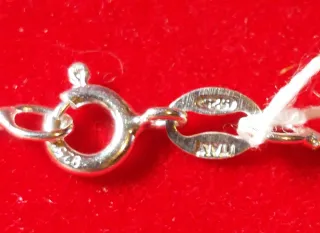 Cadena de Plata de Ley de 50cm