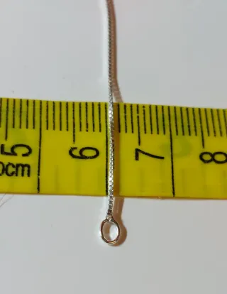 Cadena de Plata de Ley de 50cm