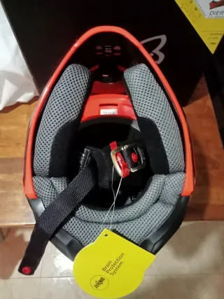 Casco Fox Niño Naranja Fluor