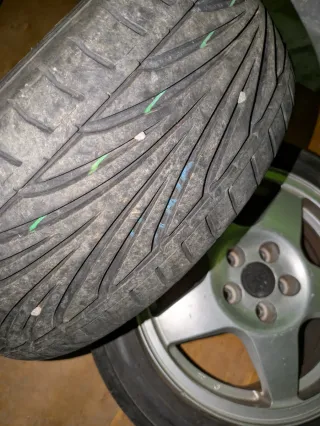 Llantas speedline 5 palos vw Golf GTI 15