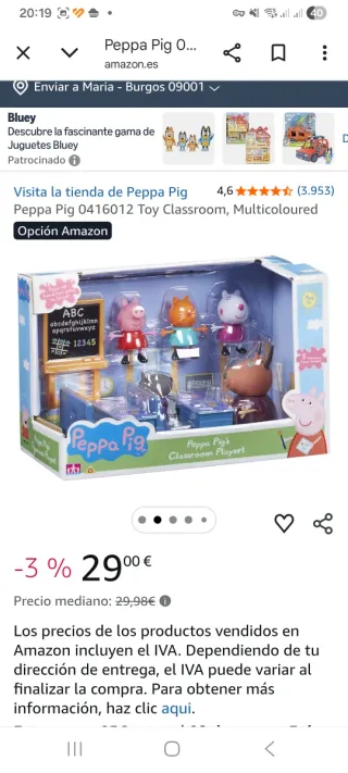 Escuela Peppa Pig Toy Classroom