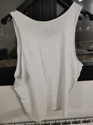 Camiseta tirantes Primark blanca Talla M