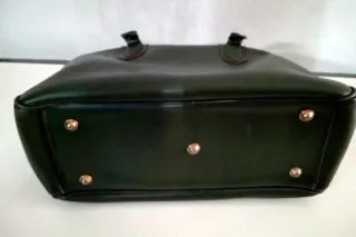 Bolso de viaje antiguo Skay verde oscuro botella