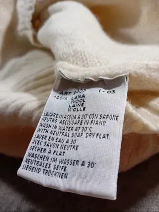 Maglione North Sails Lana Bottoni Vintage