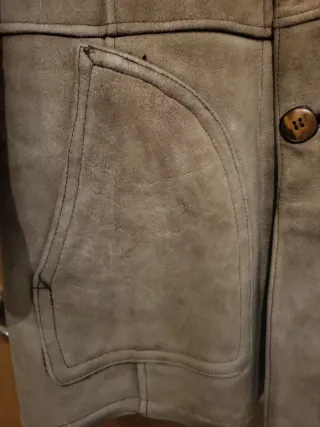 Chaquetón UNISEX Piel y Peluche interior Beige