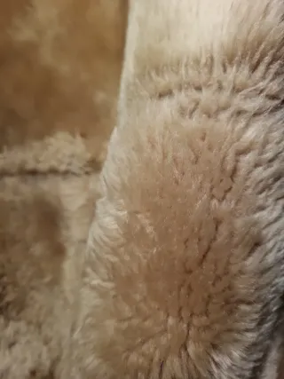 Chaquetón UNISEX Piel y Peluche interior Beige