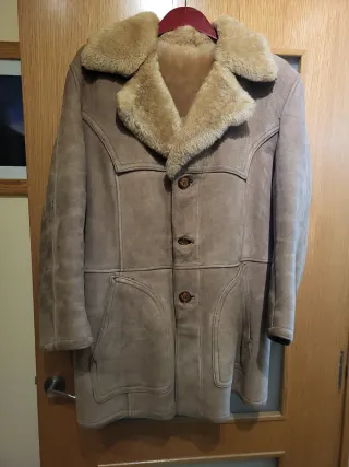 Chaquetón UNISEX Piel y Peluche interior Beige