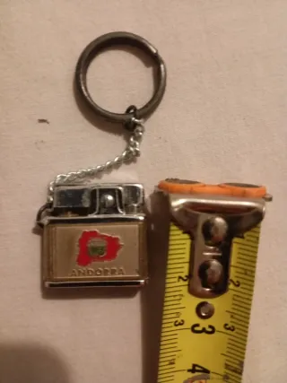 Mechero llavero Andorra mini antiguo