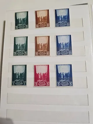 Raccoglitore francobolli Poste Vaticane 1960