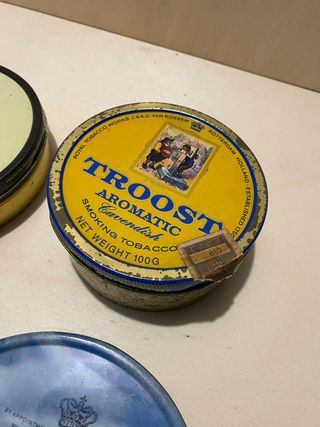 Lotto 8 Scatole Latta Tabacco