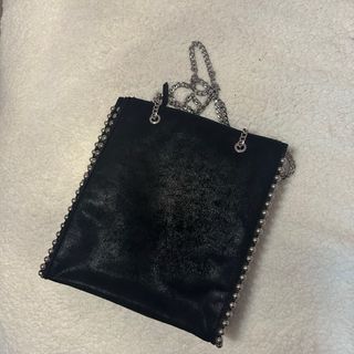 Bolso Zara Negro con Tachuelas
