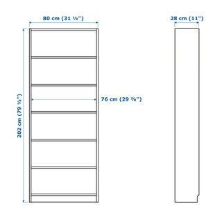 Librería Estantería BILLY Ikea Blanca