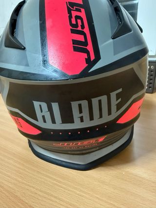 Casco Enduro Just1 JS3 Negro y Rosa