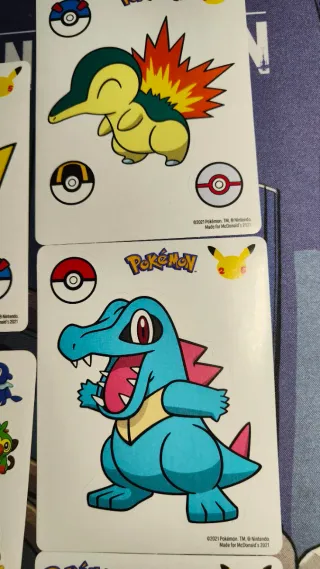 Pegatinas Pokémon x McDonald's