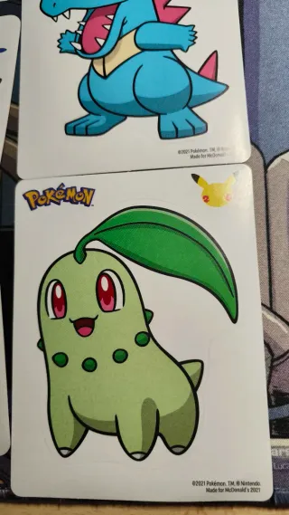 Pegatinas Pokémon x McDonald's