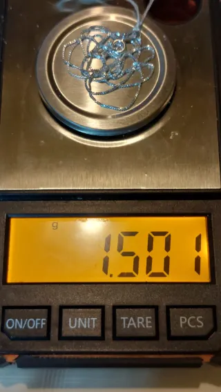 Cadena de Plata de Ley de 50cm